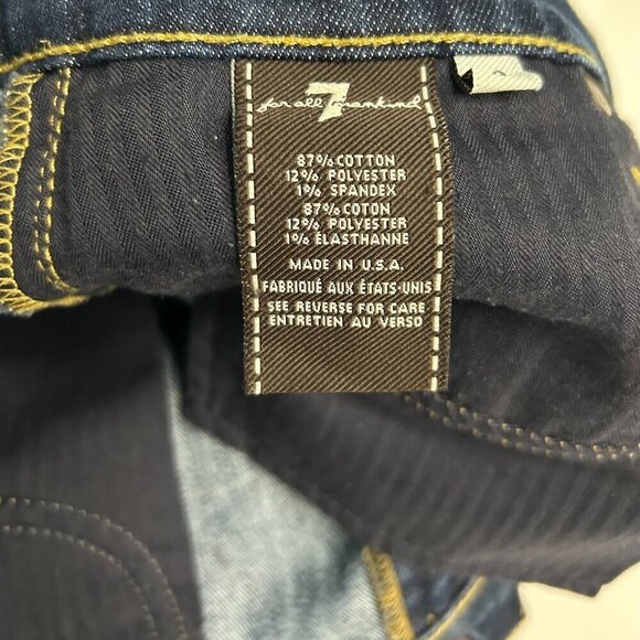 7 For All Mankind Women's Roll-Up Short Size 28 - Picture 6 of 9